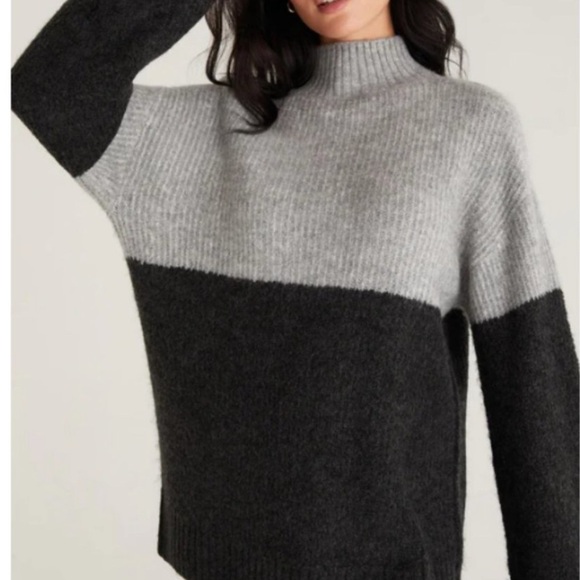***SOLD***Z Supply Colorblock Sweater M - Picture 2 of 10